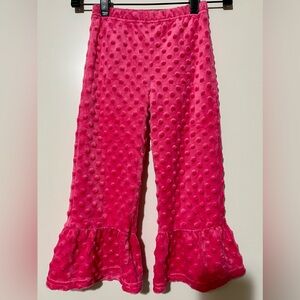 Southern Tots Ruffle Bottoms Casual Pink Flared Leg